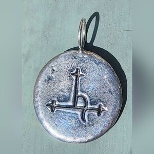 Hand Forged Sterling Silver Lilith Pendant